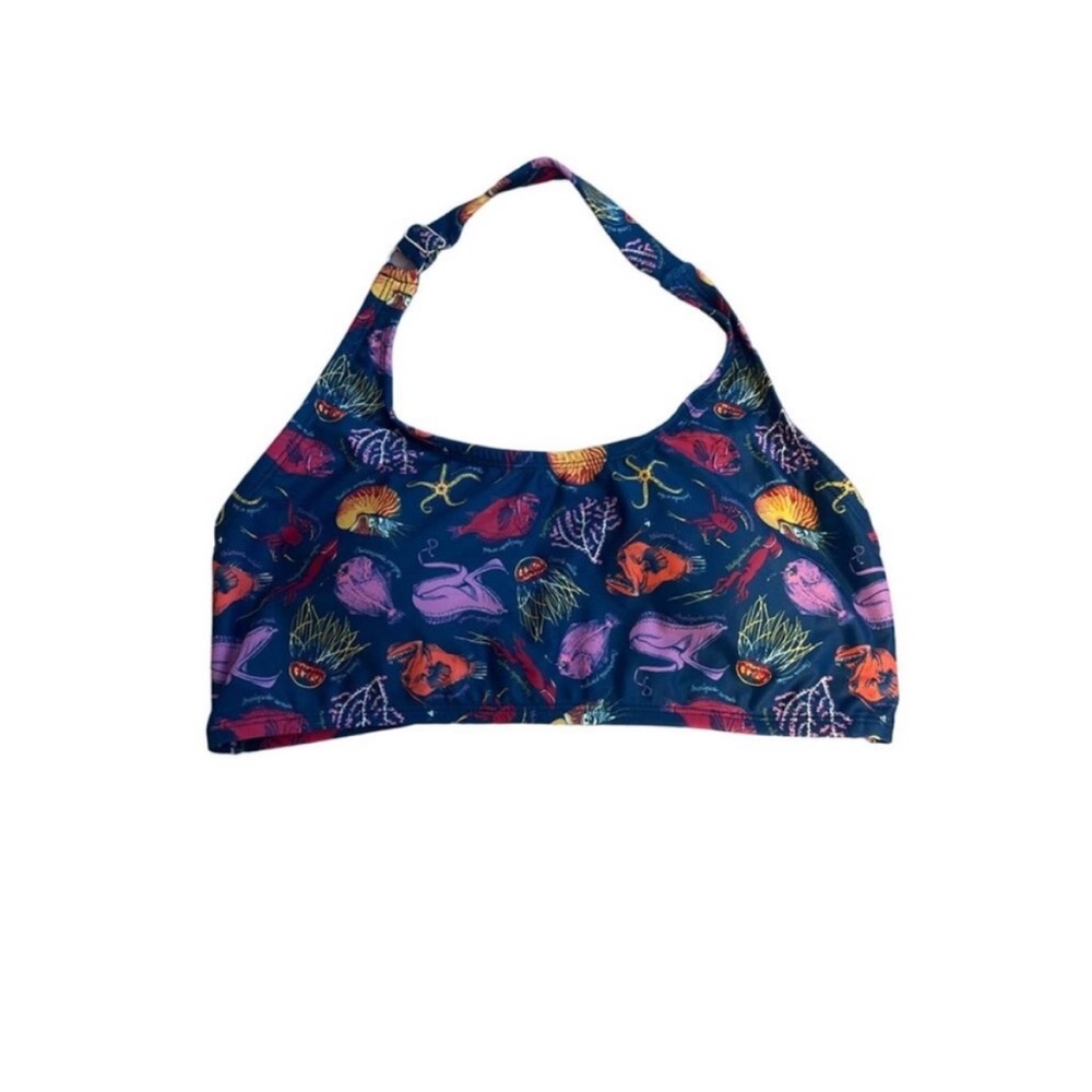 Think geek quirky deep sea creature bikini halter top